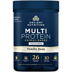 Ancient Nutrition Multi Protein Animal-Based + Creatine — Vanilla Bean