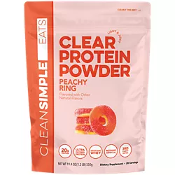 Clean Simple Eats Clear Protein Powder — Peachy Ring (20 Servings)
