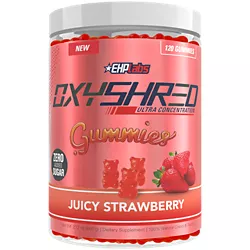 EHPlabs OxyShred Gummies — Juicy Strawberry (120 Gummies)