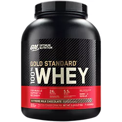 Optimum Nutrition Gold Standard 100% Whey — Extreme Milk Chocolate (5 lbs / 71 Servings)
