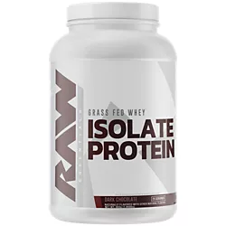 RAW Nutrition Grass-Fed Whey Isolate Protein — Dark Chocolate