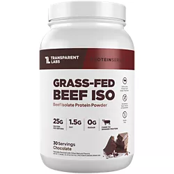 Transparent Labs Grass-Fed Beef Isolate Protein — Chocolate (30 Servings)