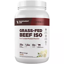 Transparent Labs Grass-Fed Beef Isolate Protein — Vanilla (30 Servings)