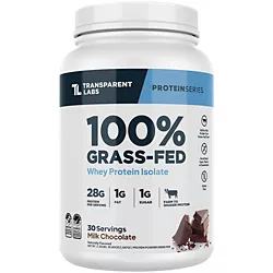 Transparent Labs 100% Grass-Fed Whey Isolate — Milk Chocolate (30 Servings)
